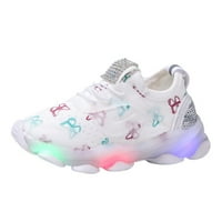 Wofedyo Baby Essentials Girls Cipele Trke LED Dječji Kid Sport Baby tenisice Svjetlosne cipele za bebe