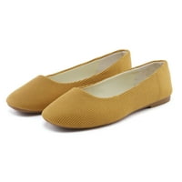 Žene Square Toe Flat cipele na šiljastim prstima plitka usta Jednostavne cipele Ležerne cipele Radne