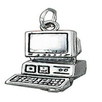 Sterling srebrni 24 BO lančani stolni monitor računara i privjesak za tastaturu