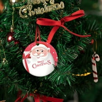 Virmaxy prodaja osjetljiva željezna umjetnička božićni privjesak veseli božićno drvca viseći privjesak