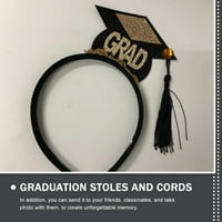 Postavite diplomski prenos i glavna traka Mini Grad kapa za glavu i diplomirani CACK DECOR DECOR