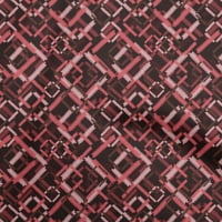 Onuone viskoznog dresa crvena tkanina apstraktna šivaća materijal za ispis tkanine sa dvorištem široko