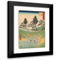 Andō Hiroshige Crni moderni moderni muzej umjetnosti print pod nazivom - Totsuka