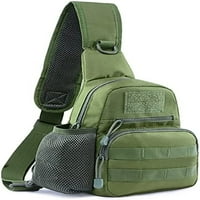 Torba za prsa za muškarce Vodootporni vojni ruksak lagana torba za rezanje, mali vanjski taktički paket