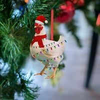 Božićni šal od pilećeg za odmor, Božićni ukrasi na otvorenom Drvene božićne ukrase