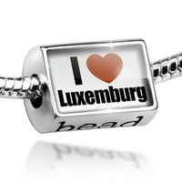 Bead I Love Luksemburg Regija: Luksemburg Charm odgovara svim evropskim narukvicama