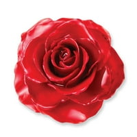 Podesivi prsten podesivi lak za kratka crvena ruža, veličine 7