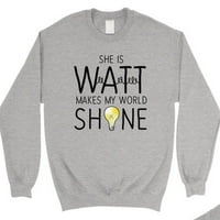 Watt World Shine Shine Light odgovaraju pulover za Valentinovo