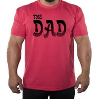 Muška je majica tate, muške grafičke majice, hladne majice za tatu - Heather Grey MH200DAD S L l