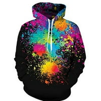 Muškarci Hoodie Jesen i zima Nova i modna boja Štampani sportovi Velike veličine Street Wear Hoodie