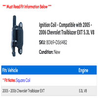 Zavojnica paljenja - kompatibilna sa - Chevy Trailblazer Ext 5.3L V8