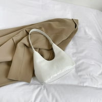 Jucurem izdržljiva PU torba s patentnim zatvaračem svijetlo boje pampurni torbica za kupovinu putovanja