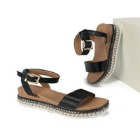 Woobling Dame Espadrilles Plaža Wedge Sandal Cork Platform Sandale Ženske cipele Modna ljetna lagana