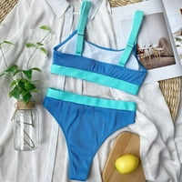 Ženski patchwork bikini set push-up kupaći kostimi kupaći kostimi