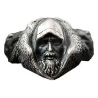 Draggmepartty Skandinavska mitologija Odin Veliki Bog viking ratnik Arktik vuk tajlandski srebrni prsten-vintage