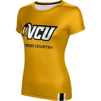 Ženska zlato VCU Rams Cross Country majica