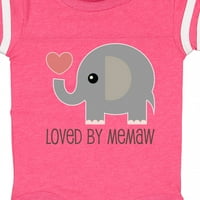 Inktastic voljen od Memaw Grandchild Poklon Baby Boy ili Baby Girl BodySuit