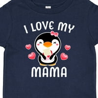 Inktastic Volim svoju mamu sa slatkim pingvinom i srcima poklon djevojčice