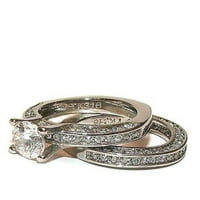 Njegov i njen venčani prsten set od nehrđajućeg čelika i titanijumski set vjenčanja