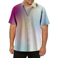 Muška majica majica s kratkim rukavima niz majice na plaži Tropičke ljetne košulje Summer Kratka haljina