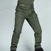 TOQOT muške borbene gaće - ležerne na otvorenom sa džepovima Stretch vodootporne pamučne muške hlače vojska zelena