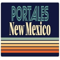 Portales Novi Mexico Frižider magnet retro dizajn