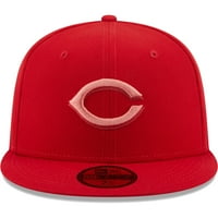 Muška nova era Red Cincinnati Reds Monochrome Camo 59Fifty ugrađeni šešir