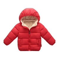 Zimski kaputi za djecu sa kapuljačom laganim puffer jakna za dječje dječake, novorođenčad, mališani