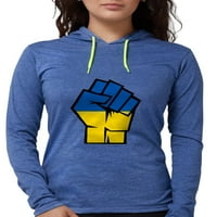 Cafeprespress - postolje sa ukrajinom majicom s dugim rukavima - Ženska majica sa kapuljačom