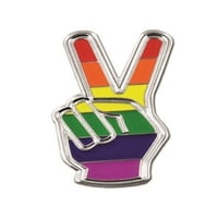 Pinmart's gay ponosan mirovni znak LGBT emajl rever