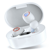 U bežičnim ušima Bluetooth 5. Sportske slušalice Premium zvuk Kvalitetni punjenje Case Digital LED zaslon Slušalice ugrađene mikrofone za ZTE Avid Plus