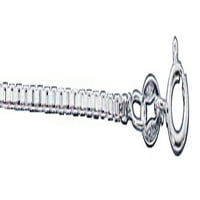 Sterling Silver 30 Unise bo lančani 3D potpuno detaljan ogrlica sa ogrlicama protiv komaraca