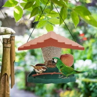OAVQHLG3B Otvornu kuću Oblik Ptica hranilica za uvlačenje plastike Bird Cage Garden Decoration