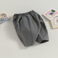 Biayxms Toddler Boys Girls Harem hlače Ležerne prilike elastične struke Solidne hlače Duge hlače Dječji