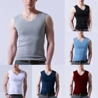 Muškarci SILL SILL bez rukava V-izrez Vrh V-izrez Top Donje rublje Majica mišića