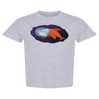 Majica Space Shark Muškarci -Mage by Shutterstock, muško mali