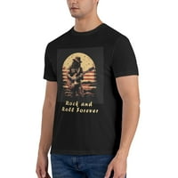 Generic Vintage T-majice Rock and Roll Forever Gildan Muška majica kratkih rukava 180g