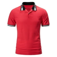 Sdjma Muška majica Vintage Striped Lagana pletena majica Muška boja-blok TOP ROSE RINGERY SHORTLE LEAL
