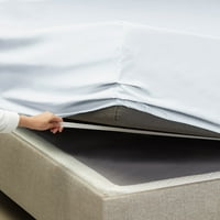 Empirski set za posteljinu - premium 18 - 21 dodatni duboki džepni posteljiv sa jastučnicima - Twin XL ledeno plavo