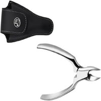 Eagle Clippers pedikura alat za alat za manikuru, slojevi za kliplice za nokte za uklanjanje kutikuze škare od nehrđajućeg čelika-12,5x crna