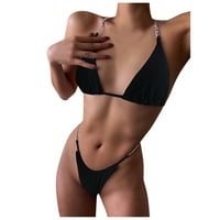Wyongtao ponude žene seksi solidni bikini set push-up podstavljeni kupaći kostimi kupaći kupaći rublje