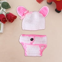 Zec stil bebe novorođenčad novorođenčadi crochet beanie hat odjeća za djecu