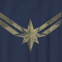 Dječakov čuvar kapetana Marvel Vintage Star Coustme Grafički grafički majica