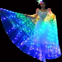Sunitor Halloween Cosplay kostim ples party LED svjetlo u gore krilo za klub nošenje bez fleksibilnih