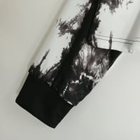 Ženski duksevi SweatshiarthArnt Ispis Grafički kravata Dye Drop ramena Navlaka za crtanje gotičkog stila