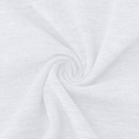 Ženski dnevni haljini bluze Flutter rukava kratki rukav zarez V izrez ljeti košulje od punog boja Mekano osnovno labavo fit elegantni tunički vrhovi blusas