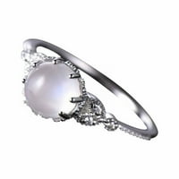 Duhgbne ženski mjesec dijamantski prstenski prstenski prstenski prsten za angažman prsten
