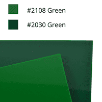 Buyplastic zeleni čvrsti obojeni akrilni pleksiglas list biraju veličinu i debljinu, 1 4 18 24