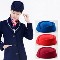 ✪ Ženska stjuardesa kostim pribor za stjuardesa za let za nekretnine Vintage Britanska stjuardesa šešir