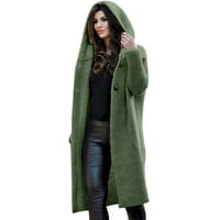 Zimske jakne Akiihool za žene Ženska casual rever dugih rukava Sherpa jakna kaput zimska odjeća sa džepovima